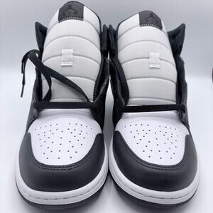 Nike Air Jordan 1 Mid Elephant Print Black White Panda Men's Size 10